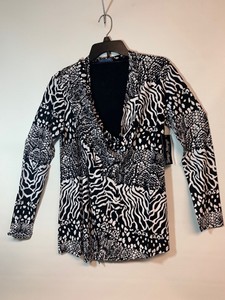 Tango-Mango-Black-White-Fancy-Sweater-All-Sizes