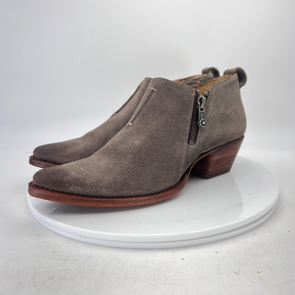 Ankle Bootie Frye Sacha Zip Shortie Frye Sacha Black Leather Moto