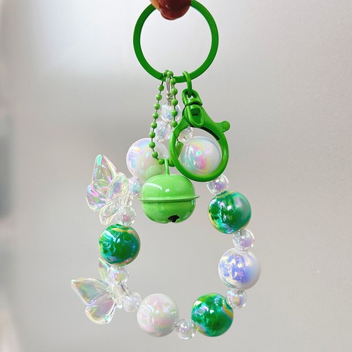 Colorful Butterfly Bowknot Acrylic Phone Chain Keychain Pendant Hand Painted Wa - 第 12/19 張圖片