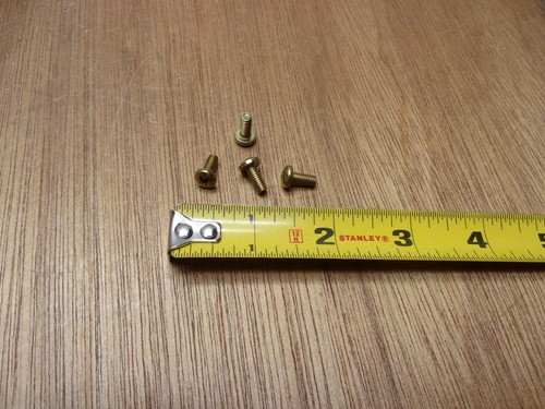 (Qty.200) 8-32 X 3/8" Pan Head Phillips Yellow Zinc Full Thread Machine Screw - Picture 4 of 5