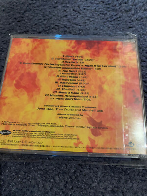 Mission: Impossible II OST JAPAN CD hanz zimmer score bgm MI2