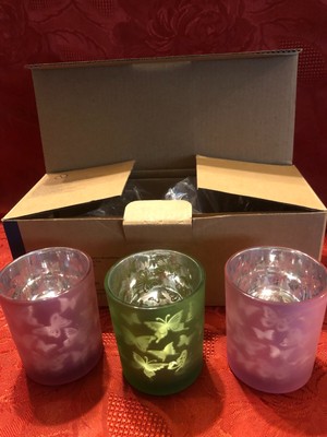 Porte-bougie Trio PartyLite Style Bonbons - Occasion, Bon état, Pour Chauffe-plats Ou Décoration