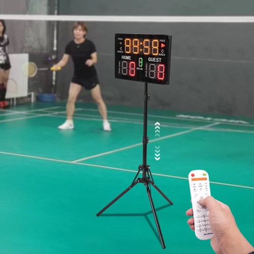 Electronic Digital Scorecards with Timer Clock Led Scoreboard Free Standing