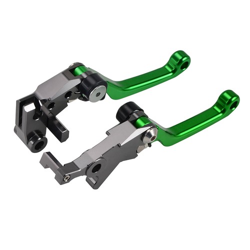 Pivot Brake Clutch Levers Set For Kawasaki KLX250 KLX125 D-TRACKER125 2010-2016 - Picture 5 of 7