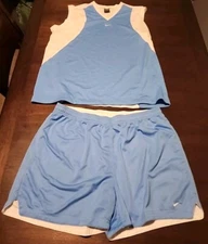 Vintage Nike Basketball Jersey Size XL 16-18 Y2K Center Swoosh Polyester Shorts