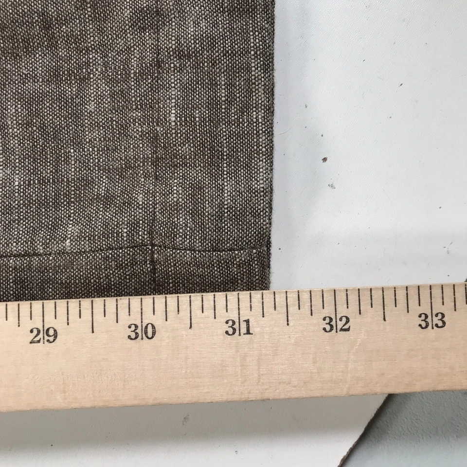 Pantalones de lino Mexx para mujer 12 marrón jaspeado holgados piernas rectas anchas ligeros Foto 4 de 4