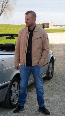 Camp David Leather Jacket from S to XXL. 75% off.