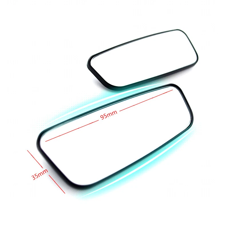 Par de espejos retrovisores convexos pequeños punto ciego auxiliar lateral coche camión Foto 2 de 4