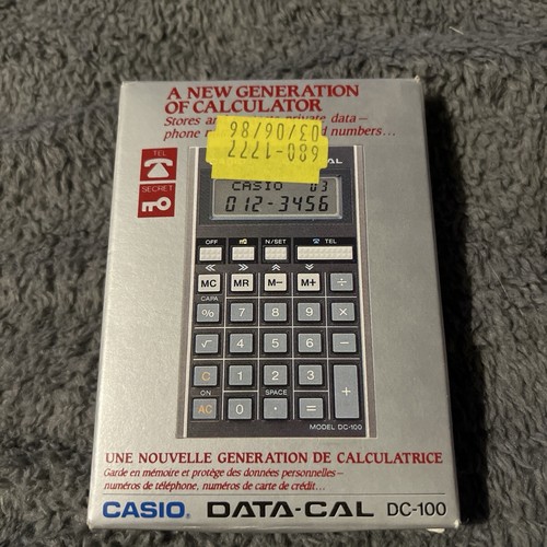 New Casio Calculator Data-cal Dc-100 vintage - Picture 2 of 8