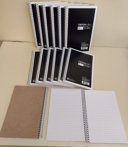 Office Depot 8 x 5, Spiral 1-Subject NOTEBOOK, Narrow Rule, 70 Sheets, 3-6-12 pk - Picture 7 of 7