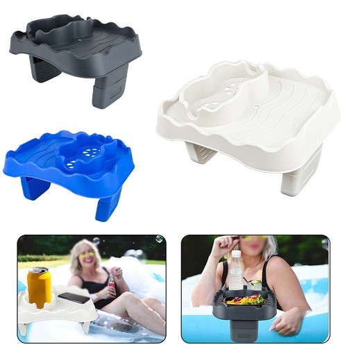 Convenient NonSlip Spa Tray with Adjustable Pool Cup Holder for Hot