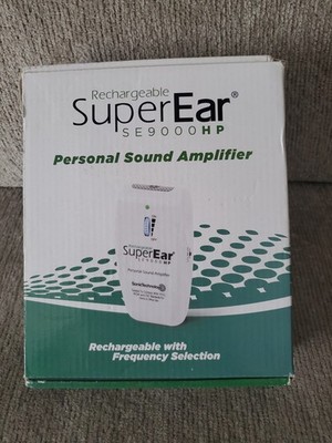 SuperEar SE9000HP Rechargeable Personal Sound Amplifier - New