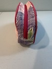 Tommy Bahama Pink Purple Floral Print Zipper Accessory/make up  bag NWT — photo 3