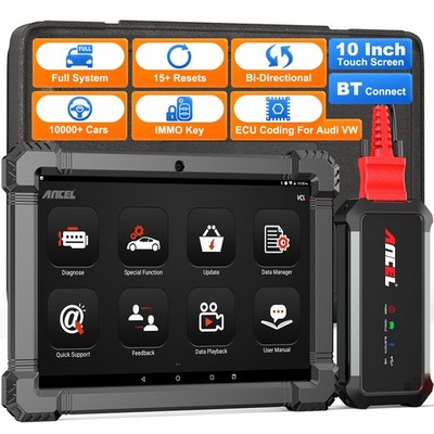 ANCEL X7 All System OBD2 Scanner Bidirectional Diagnostic Scan Tool ECU Coding