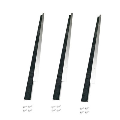 Door Bottom Brush Seal 3 Pack, Retsun 1 1/2'' x 39.37'' Aluminum Door Sweep for...