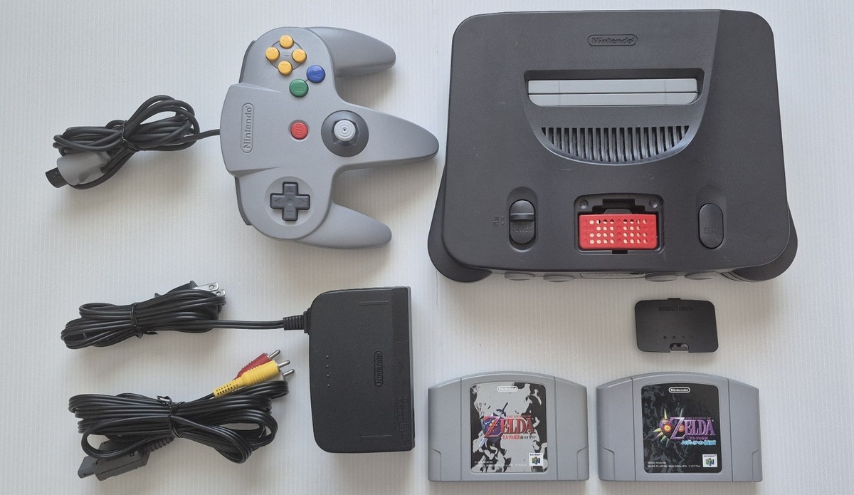 Nintendo 64 N 64 Console Bundle Expansion Pak Controller Zelda