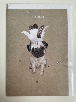 Hammond Gower Grußkarte Hund Big Chief