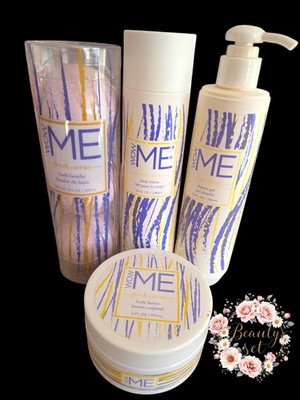WOW ME Fresh Citrus Body Set - Beauty 4pc Lot Bundle