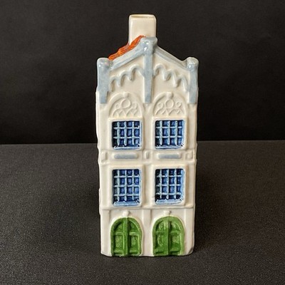 Vintage Amsterdam Keizersgracht Poly Delft Canal House K102 Hand Painted Holland