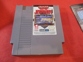 Talking Super Jeopardy (Nintendo NES) COMPLETE w/ Box manual game WORKS! #P