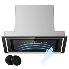 CIARRA 52cm Integrated Cooker Hood Black Wave/Touch Control CBCB5931C CBCF055