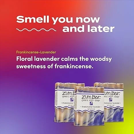 Sabonete em barra de limpeza de aromaterapia natural calmante e hidratante profundo (pacote com 3) - Imagem 3 de 4