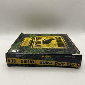 Seaman (Sega Dreamcast, 2000) SEALED Disc! Box Mic Manual Authentic