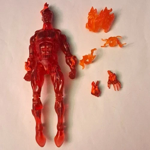 HASBRO Marvel Legends Fanstic Four Series Retro JOHNNY STORM HUMAN TORCH Loose - product listing photo