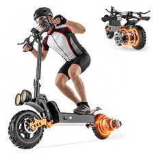 2400W Dual Brakes Adult Electric Scooter 50 Miles Range Foldable Urban E-Scooter