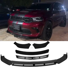 Front Bumper Lip Spoiler Splitter Body Kits Gloss For Dodge Durango SRT GT RT