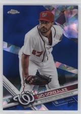 2017 Topps Chrome Sapphire Edition /250 Gio Gonzalez #527 xx1