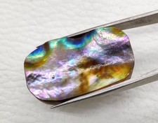 Amazing Natural Flashy Abalone Shell Cabochon, Mother Of Pearl Shell Gemstone