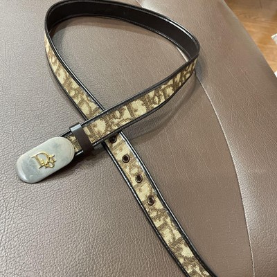 Dior ロゴパターン ベルト DIOR | ベルト 35mm ディオール オブリーク ギャラクシー レザー