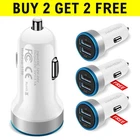 US Fast 20W Dual USB Car Charger Adapter Plug for iPhone 17 16 15 Samsung Google