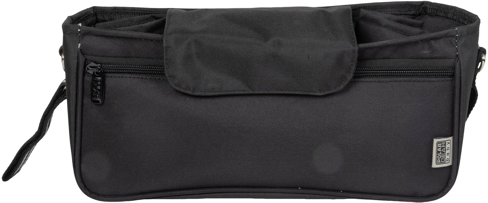 Organizador de cochecito negro: práctico y elegante