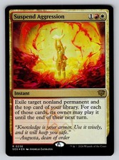 Suspend Aggression 236 Rare Secrets of Strixhaven Magic: The Gathering Foil NM