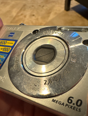 Sony Cyber-shot DSC-W50 6.0MP Digital Camera - Silver for sale