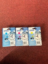 Genuine Epson 27XL High Capacity Colour Ink Cartridges Multipack Dated 2027
