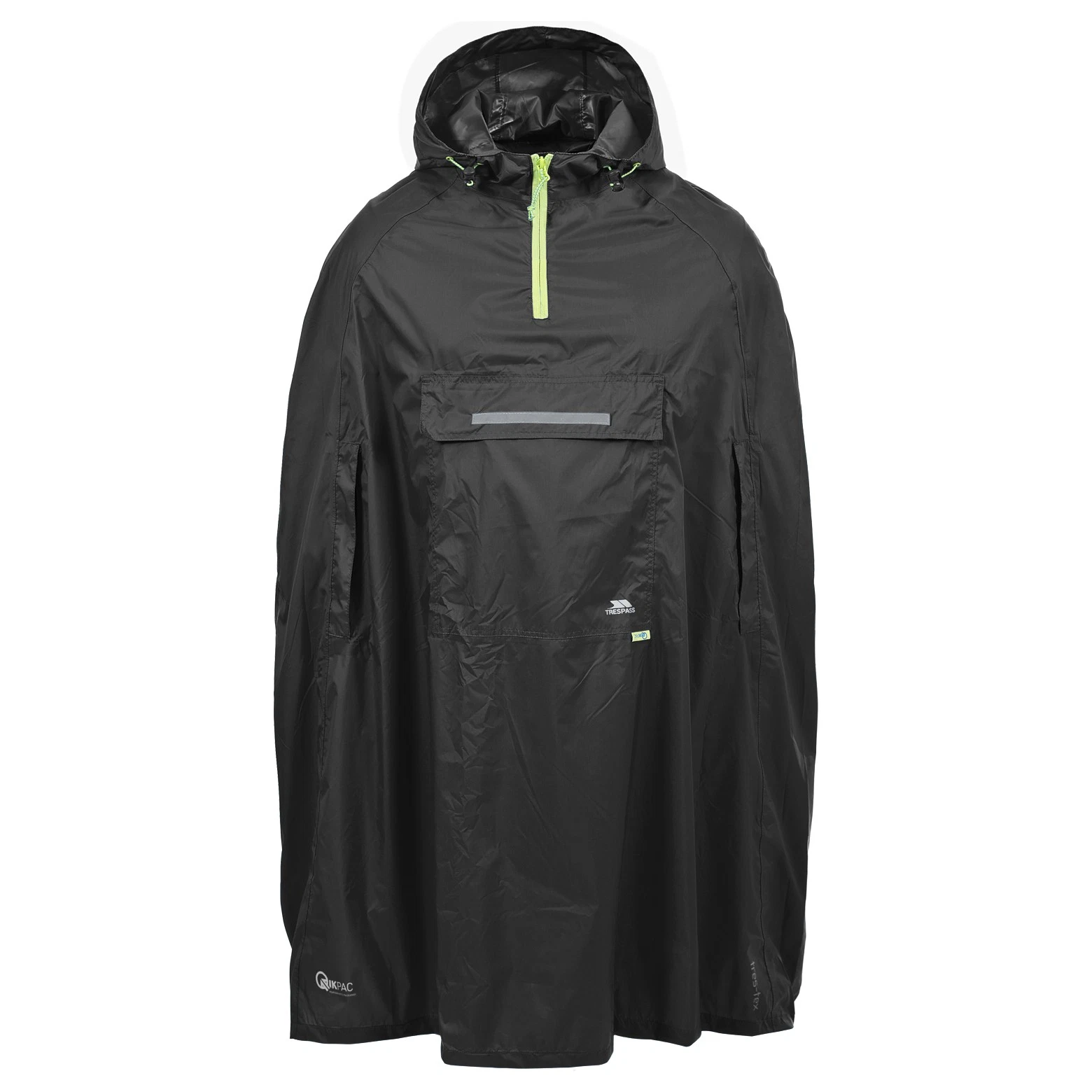 Trespass Unisex Waterproof Windproof Packaway Jacket - Qikpac Poncho