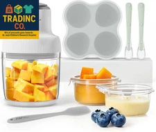 Baby Food Maker,  13-In-1 Food Processor Set, Fruit, Vegatable, Meat, Baby Puree