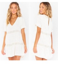 Show Me Your Mumu Medium White Hera Mini Dress