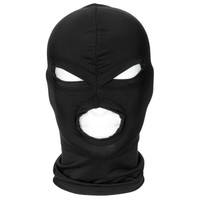 Mfh Balaclava 3-Loch DüNn Schwarz Sturmhaube Kopfbedeckung