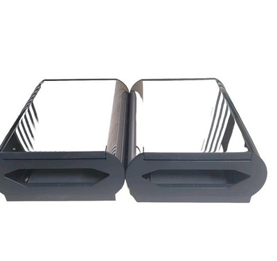 2 Pieces * Keuco Plan * Paper Towel Dispenser * Chrome Plated * Plastic 