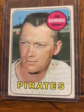 Jim Bunning 1969 Topps Baseball Card