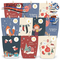 Adventskalender TüTen 24 StüCk Zum BefüLlen Geschenk Weihnachten