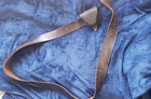 Vintage Leather Military Style Ammo Black Primer Belt Pouch Hunters? WW1? WW2?