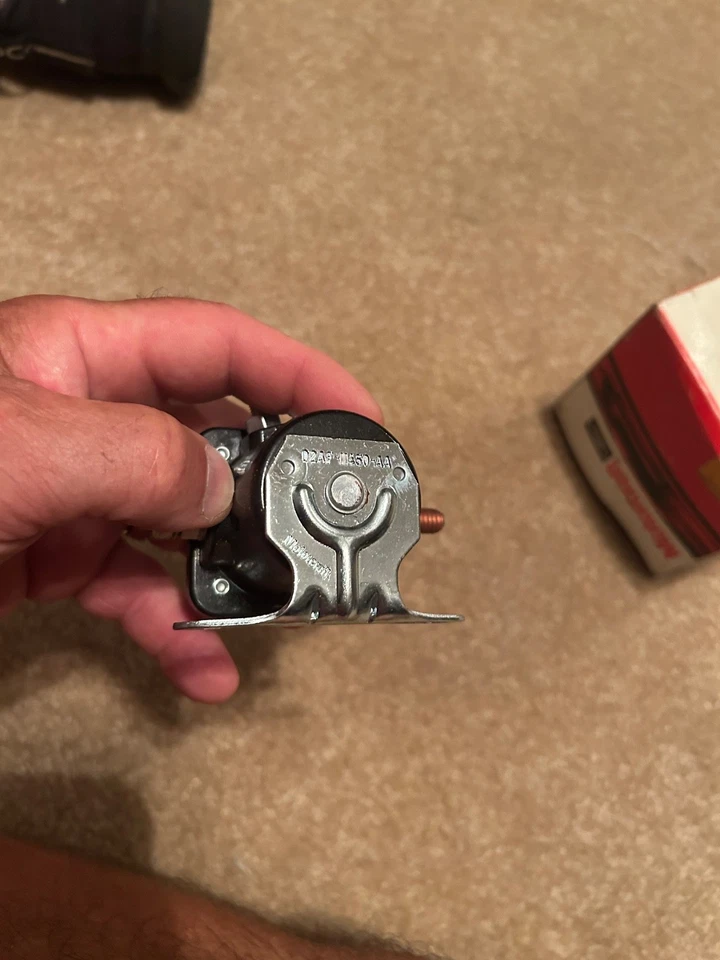 Nuevo de Lote Antiguo Ford 1956 1972 Solenoide de Arranque Fairlane Galaxie Mustang Cougar D2AF SW-3 Foto 3 de 4