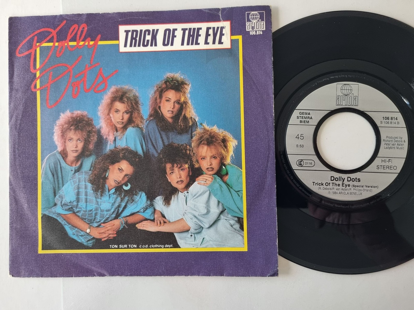 Dolly Dots - Trick Of The Eye 7'' Vinyl Germany
