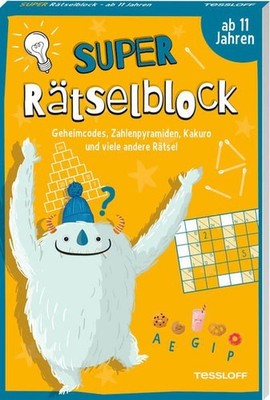 Super Rätselblock ab 11 Jahren. Geheimcodes, Zahlenpyramiden, Kakuro u 1539252-2