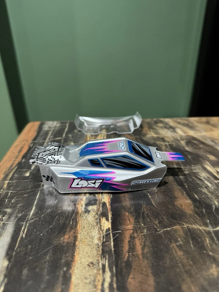 Losi Micro-B Body & Wing Silver 1/24 TLR New Take Off Micro Decals - Image 4 of 4